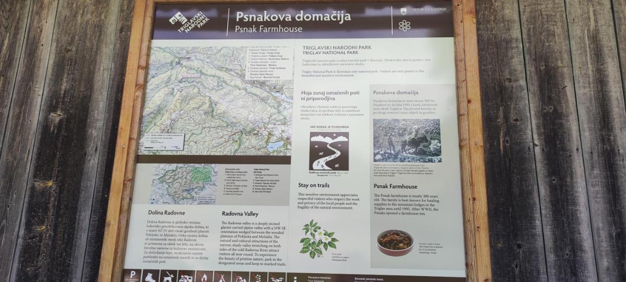 Turisticna Kmetija Psnak Apartment Mojstrana Exterior foto